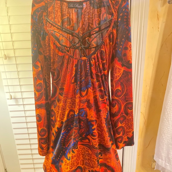 PINK POLKADOT MIDI with Bell Sleeves - Picture 2 of 10